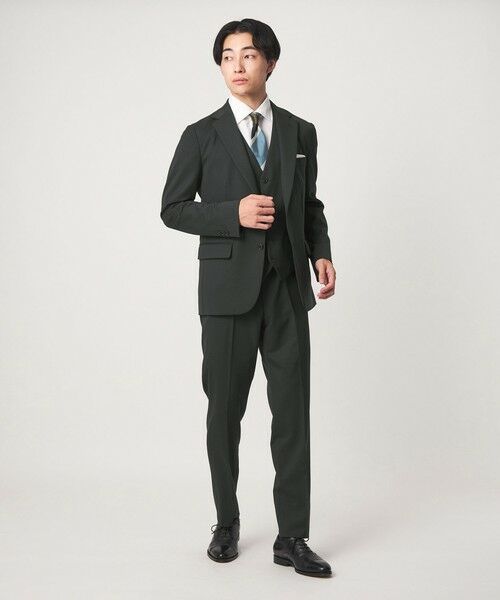 green label relaxing / グリーンレーベル リラクシング スラックス・ドレスパンツ | A+ TWPU サージ スリム アジャスター NP スラックス セットアップパンツ -ストレッチ- | 詳細13