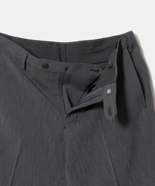 green label relaxing / グリーンレーベル リラクシング スラックス・ドレスパンツ | A+ air ポリエステル ピンヘッド スタンダード アジャスター スラックス -ストレッチ・通気性- | 詳細11