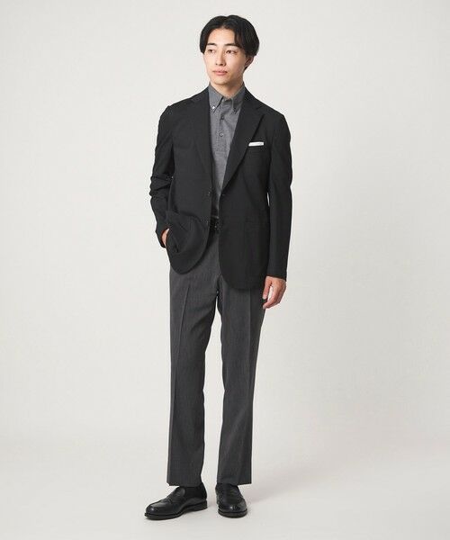 green label relaxing / グリーンレーベル リラクシング スラックス・ドレスパンツ | A+ air ポリエステル ピンヘッド スタンダード アジャスター スラックス -ストレッチ・通気性- | 詳細7