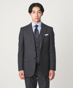 green label relaxing / グリーンレーベル リラクシング セットアップ | REDA ハウンドトゥース 2B RV スーツジャケット