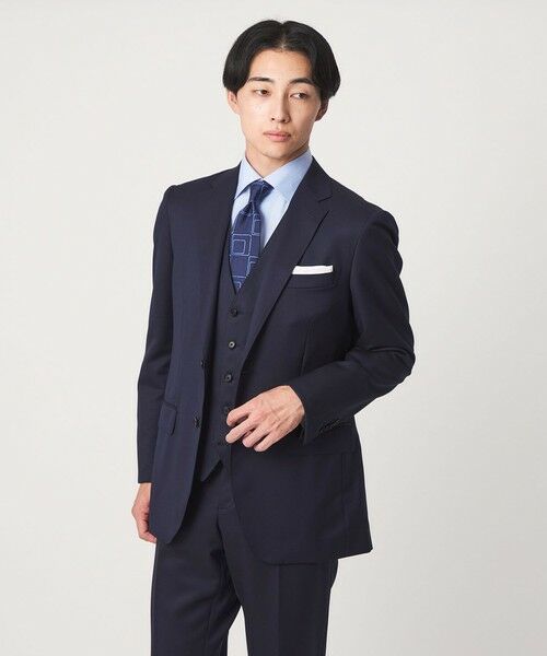 green label relaxing / グリーンレーベル リラクシング セットアップ | REDA サージ 2B RV スーツジャケット(NAVY)