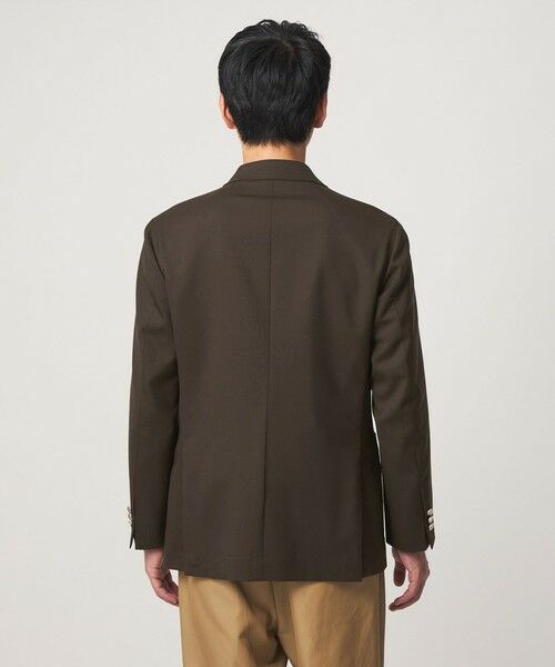 green label relaxing / グリーンレーベル リラクシング テーラードジャケット | TW サージ ダブルブレスト PKD ブレザー ジャケット -ストレッチ- | 詳細4