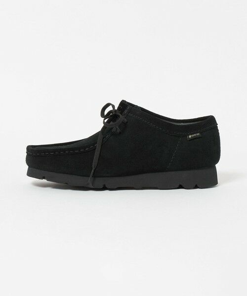 green label relaxing / グリーンレーベル リラクシング フラットシューズ | ＜Clarks Originals＞ワラビー ゴアテックス ブラックスエード シューズ（BLACK）