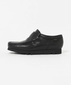 green label relaxing / グリーンレーベル リラクシング フラットシューズ | ＜Clarks Originals＞ワラローファー ゴアテックス ブラック シューズ ローファー