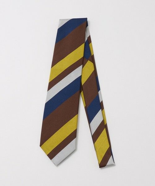 green label relaxing / グリーンレーベル リラクシング ネクタイ | ＜Bleck＞8.0cm ストライプ2 ネクタイ（DK.BROWN）