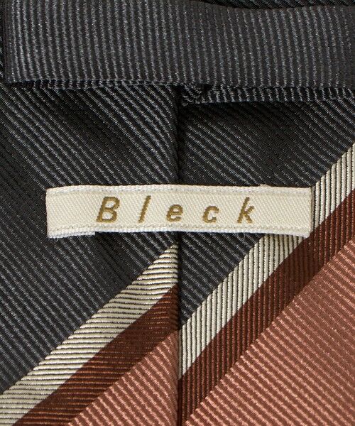green label relaxing / グリーンレーベル リラクシング ネクタイ | ＜Bleck＞8.0cm ストライプ3 ネクタイ | 詳細4