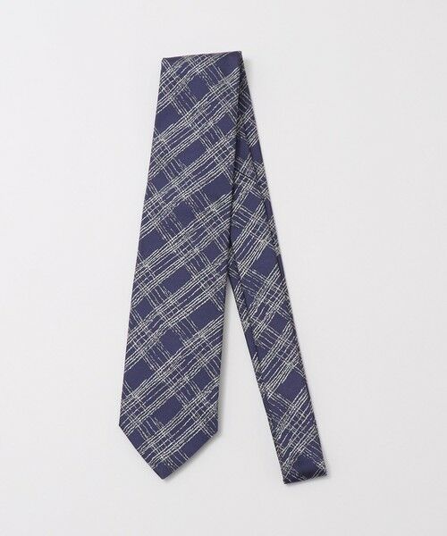 green label relaxing / グリーンレーベル リラクシング ネクタイ | ＜Bleck＞8.0cm チェック2 ネクタイ（PURPLE）