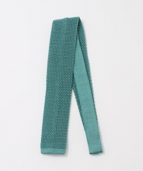 green label relaxing / グリーンレーベル リラクシング ネクタイ | ＜Bleck＞6.5cm ニット ネクタイ ニットタイ（TURQUOISE）