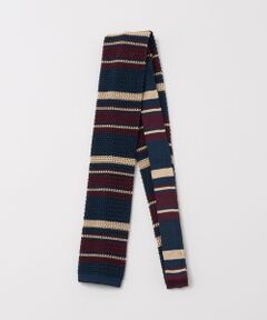 green label relaxing / グリーンレーベル リラクシング ネクタイ | ＜Bleck＞6.5cm ニット ボーダー1 ネクタイ ニットタイ