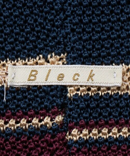 green label relaxing / グリーンレーベル リラクシング ネクタイ | ＜Bleck＞6.5cm ニット ボーダー1 ネクタイ ニットタイ | 詳細6