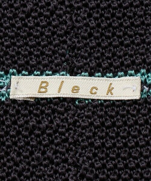 green label relaxing / グリーンレーベル リラクシング ネクタイ | ＜Bleck＞6.5cm ニット ボーダー2 ネクタイ ニットタイ | 詳細4