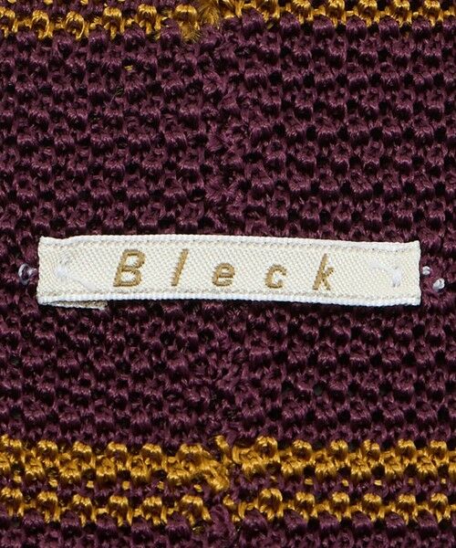 green label relaxing / グリーンレーベル リラクシング ネクタイ | ＜Bleck＞6.5cm ニット ボーダー3 ネクタイ ニットタイ | 詳細4