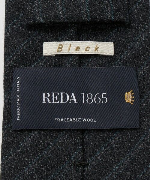 green label relaxing / グリーンレーベル リラクシング ネクタイ | ＜Bleck＞8.0cm REDA ストライプ ネクタイ | 詳細4