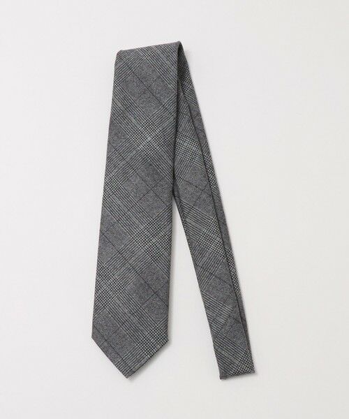 green label relaxing / グリーンレーベル リラクシング ネクタイ | ＜Bleck＞8.0cm REDA チェック ネクタイ（MD.GRAY）