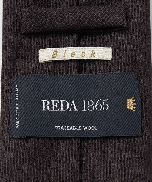 green label relaxing / グリーンレーベル リラクシング ネクタイ | ＜Bleck＞8.0cm REDA ソリッド3 ネクタイ | 詳細4