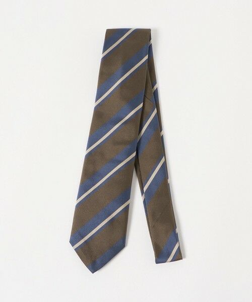green label relaxing / グリーンレーベル リラクシング ネクタイ | ＜ALTEA＞8.0cm ストライプ3 ネクタイ（COBALT）