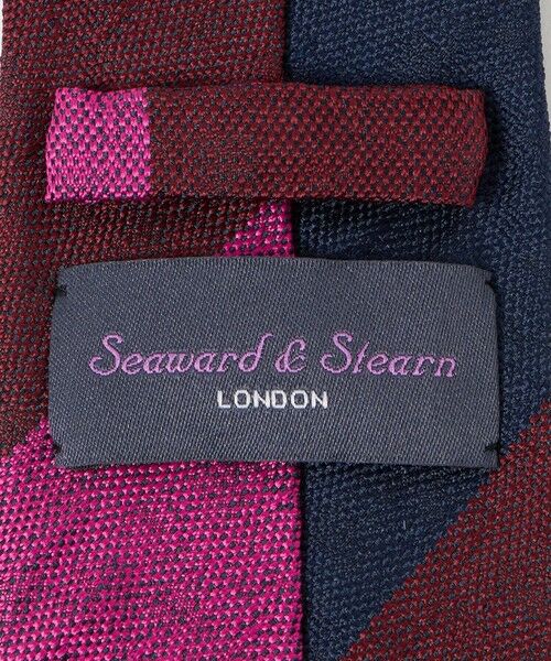 green label relaxing / グリーンレーベル リラクシング ネクタイ | ＜Seaward & Stearn＞8.0cm ストライプ2 ネクタイ | 詳細6