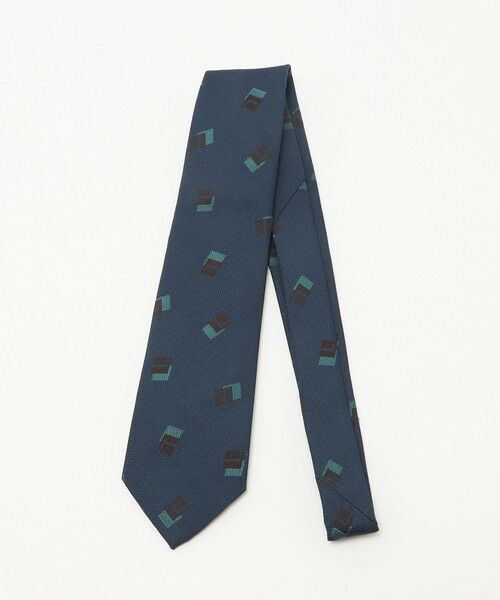 green label relaxing / グリーンレーベル リラクシング ネクタイ | ＜Alessandro Masi＞8.0cm コモン3 ネクタイ（NAVY）