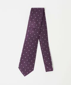 green label relaxing / グリーンレーベル リラクシング ネクタイ | GLR シルク2 8.0cm ドット ネクタイ