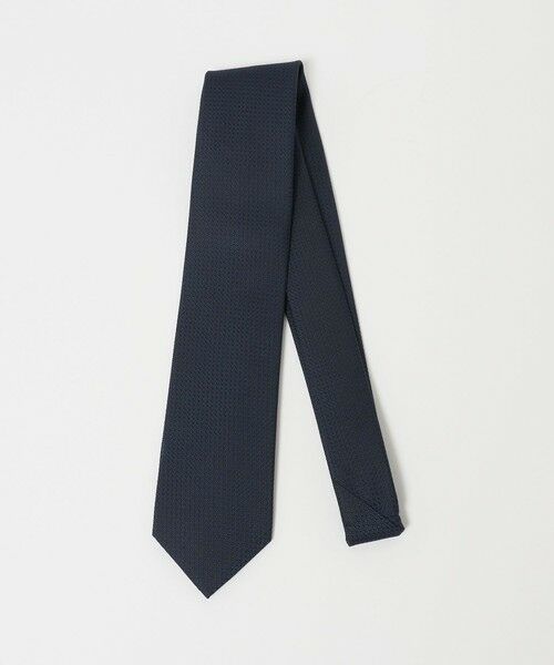 green label relaxing / グリーンレーベル リラクシング ネクタイ | GLR シルク2 8.0cm ソリッド ネクタイ（NAVY）