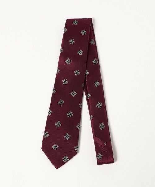 green label relaxing / グリーンレーベル リラクシング ネクタイ | GLR シルク1 8.0cm コモン1 ネクタイ（WINE）
