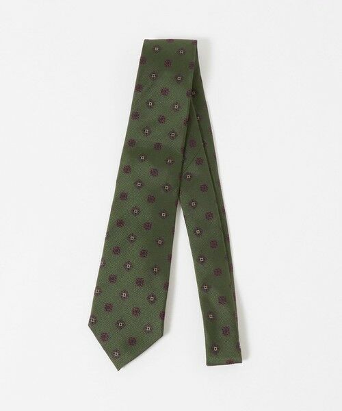 green label relaxing / グリーンレーベル リラクシング ネクタイ | GLR シルク3 8.0cm コモン ネクタイ（OLIVE）