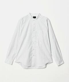 green label relaxing / グリーンレーベル リラクシング シャツ・ブラウス | MULTI FUNCTION ピンオックス バンドカラー 長袖シャツ -UVカット・吸水速乾・遮熱-