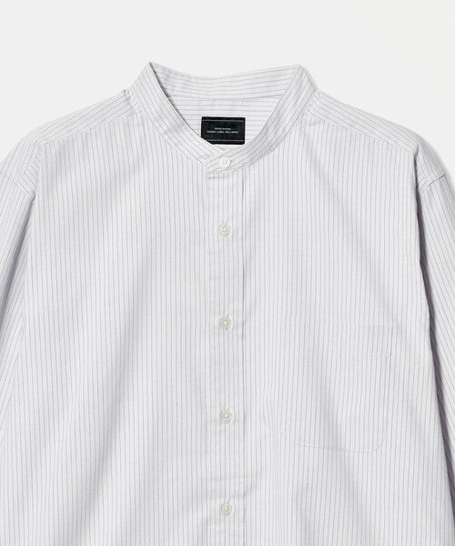 green label relaxing / グリーンレーベル リラクシング シャツ・ブラウス | MULTI FUNCTION ピンオックス バンドカラー 長袖シャツ -UVカット・吸水速乾・遮熱- | 詳細5