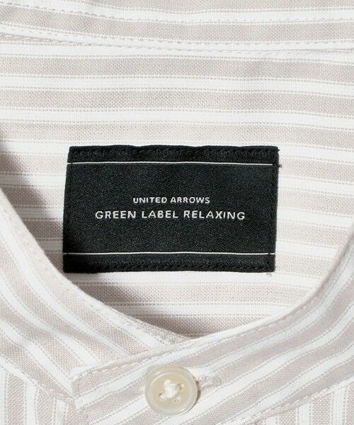 green label relaxing / グリーンレーベル リラクシング シャツ・ブラウス | MULTI FUNCTION ピンオックス バンドカラー 長袖シャツ -UVカット・吸水速乾・遮熱- | 詳細12