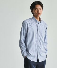 green label relaxing / グリーンレーベル リラクシング シャツ・ブラウス | MULTI FUNCTION ピンオックス ボタンダウン 長袖シャツ -UVカット・吸水速乾・遮熱-