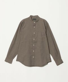 green label relaxing / グリーンレーベル リラクシング シャツ・ブラウス | ナチュラル フィット ビエラバンドカラー 長袖 シャツ