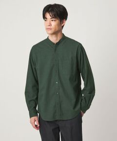 green label relaxing / グリーンレーベル リラクシング シャツ・ブラウス | ナチュラル フィット ビエラバンドカラー 長袖 シャツ