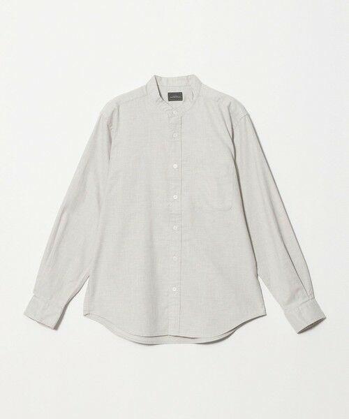 green label relaxing / グリーンレーベル リラクシング シャツ・ブラウス | ナチュラル フィット ビエラバンドカラー 長袖 シャツ | 詳細7