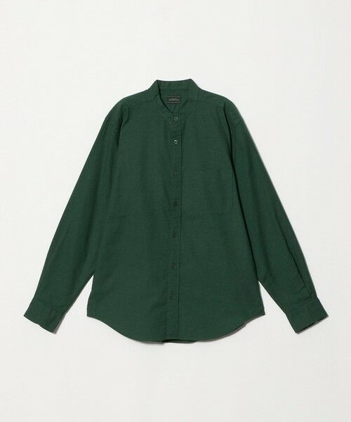 green label relaxing / グリーンレーベル リラクシング シャツ・ブラウス | ナチュラル フィット ビエラバンドカラー 長袖 シャツ | 詳細15