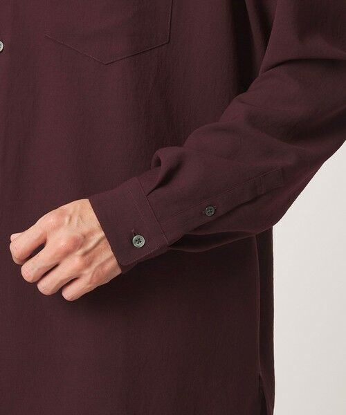 green label relaxing / グリーンレーベル リラクシング シャツ・ブラウス | ワッシャー ポプリン ボックス レギュラー カラー 長袖 シャツ | 詳細14