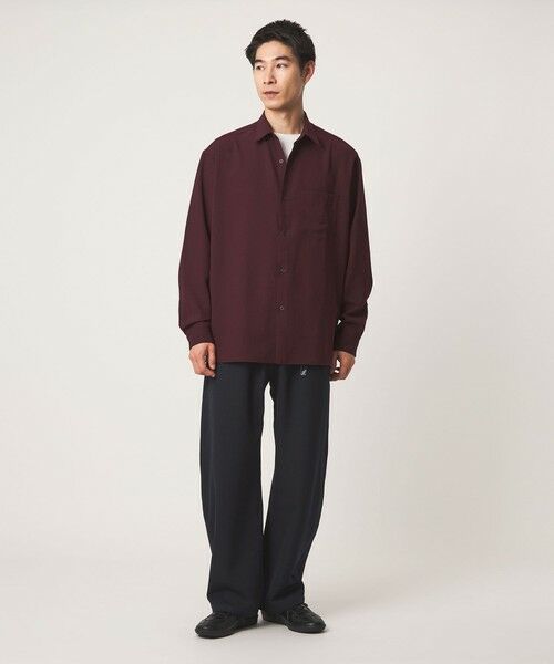 green label relaxing / グリーンレーベル リラクシング シャツ・ブラウス | ワッシャー ポプリン ボックス レギュラー カラー 長袖 シャツ | 詳細9