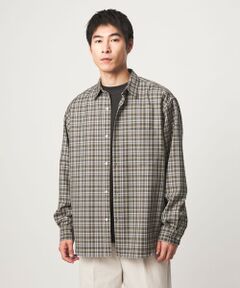 green label relaxing / グリーンレーベル リラクシング シャツ・ブラウス | ウォッシャブル ビエラチェック ジャストルーズ 長袖 シャツ