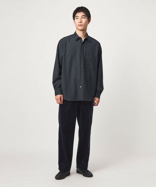 green label relaxing / グリーンレーベル リラクシング シャツ・ブラウス | ウォッシャブル ビエラチェック ジャストルーズ 長袖 シャツ | 詳細5