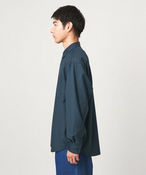green label relaxing / グリーンレーベル リラクシング シャツ・ブラウス | ウォッシャブル ビエラチェック ジャストルーズ 長袖 シャツ | 詳細12