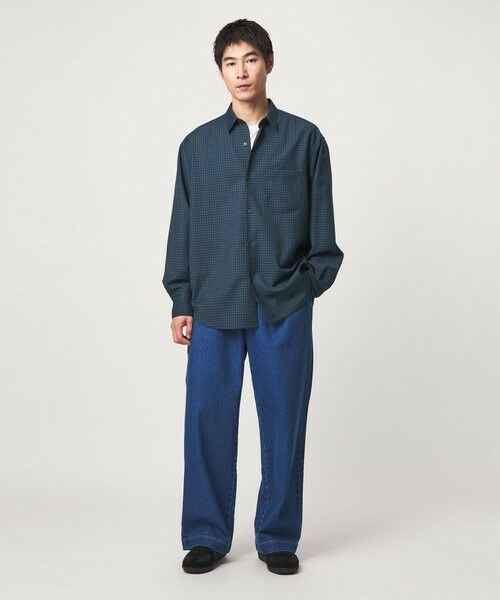 green label relaxing / グリーンレーベル リラクシング シャツ・ブラウス | ウォッシャブル ビエラチェック ジャストルーズ 長袖 シャツ | 詳細9