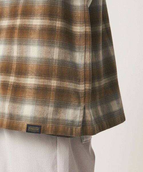 green label relaxing / グリーンレーベル リラクシング シャツ・ブラウス | 【別注】<PENDLETON>チェック オープンカラー 長袖 シャツ | 詳細15