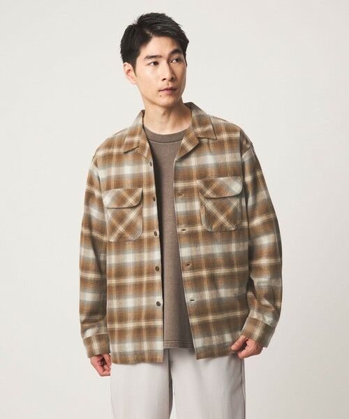 green label relaxing / グリーンレーベル リラクシング シャツ・ブラウス | 【別注】<PENDLETON>チェック オープンカラー 長袖 シャツ | 詳細6