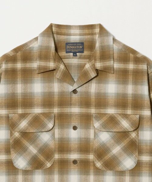 green label relaxing / グリーンレーベル リラクシング シャツ・ブラウス | 【別注】<PENDLETON>チェック オープンカラー 長袖 シャツ | 詳細19