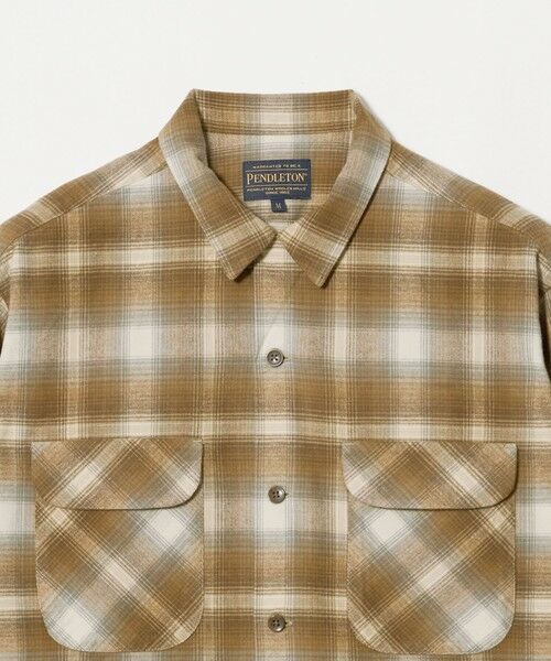green label relaxing / グリーンレーベル リラクシング シャツ・ブラウス | 【別注】<PENDLETON>チェック オープンカラー 長袖 シャツ | 詳細20