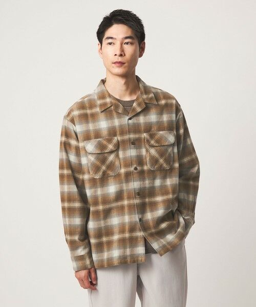 green label relaxing / グリーンレーベル リラクシング シャツ・ブラウス | 【別注】<PENDLETON>チェック オープンカラー 長袖 シャツ | 詳細7