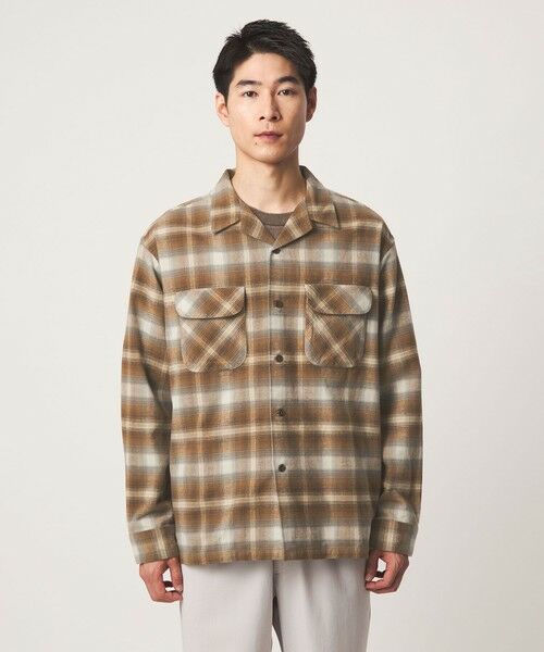 green label relaxing / グリーンレーベル リラクシング シャツ・ブラウス | 【別注】<PENDLETON>チェック オープンカラー 長袖 シャツ | 詳細9