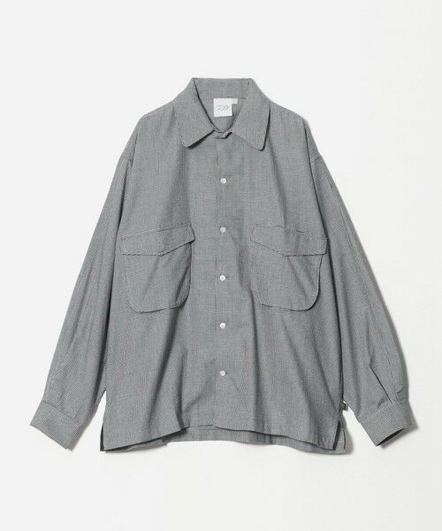 green label relaxing / グリーンレーベル リラクシング シャツ・ブラウス | 【別注】＜DAIWA＞ウールライク 長袖 シャツ（MD.GRAY）