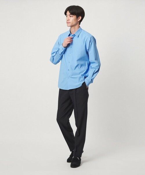 green label relaxing / グリーンレーベル リラクシング シャツ・ブラウス | 【WEB限定】JUST fit コットンライク ポリエステル 長袖 シャツ | 詳細14