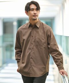 green label relaxing / グリーンレーベル リラクシング シャツ・ブラウス | 【WEB限定】JUST fit コットンライク リラックス シルエット 長袖 シャツ