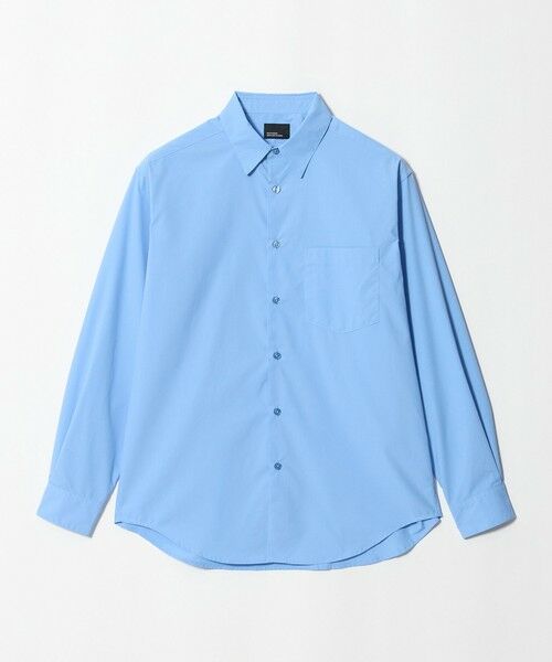 green label relaxing / グリーンレーベル リラクシング シャツ・ブラウス | 【WEB限定】JUST fit コットンライク リラックス シルエット 長袖 シャツ（COBALT）